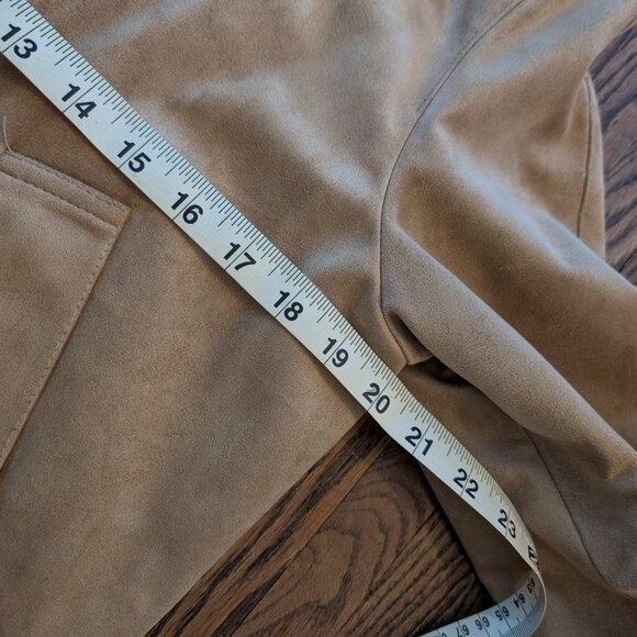 Zara FAUX SUEDE JACKET - Picture 9 of 9